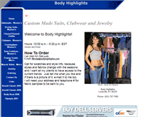 Tablet Screenshot of bodyhighlights.com